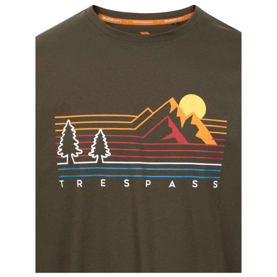 Trespass Ανδρική μακρυμάνικη μπλούζα Casual Printed Macley T-Shirt Trespass Ανδρική μακρυμάνικη μπλούζα Casual Printed Macley T-Shirt